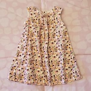 H&M Toddler Girl Floral Corduroy Jumper/ Pinafore
